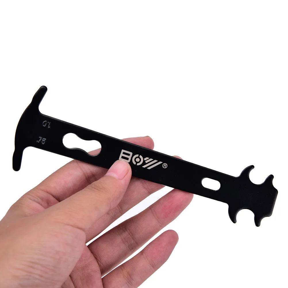 

1 шт. инструмент для ремонта велосипедов велосипедной цепи инструмент индикатора износа цепи проверки Комплект мульти-функциональный вело...