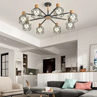 loft spider lustre led chandelier vintage design lighting hanging pendant light for living room kitchen bedroom home decor