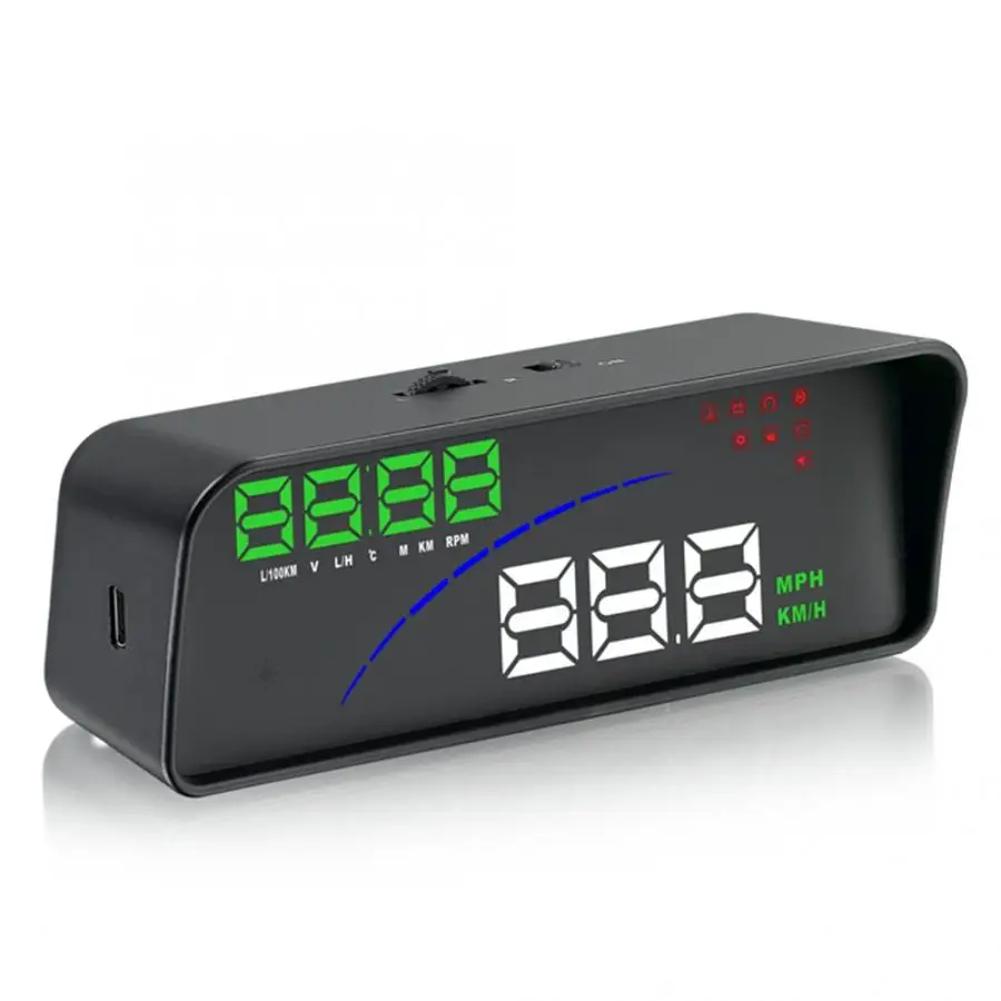 Универсальная автомобильная система проектора на 3 6 дюйма HUD ODB2|Проекционный