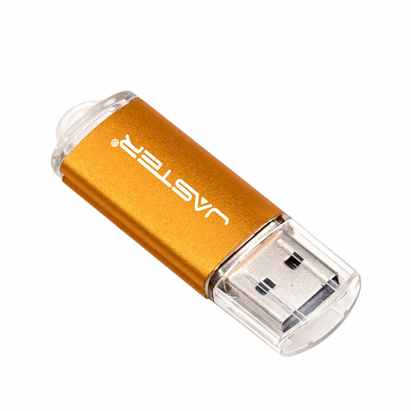 Golden JASTER мини-флеш-накопитель USB флэш-накопитель 4 ГБ 8 ГБ 16 ГБ 32 ГБ 64 Гб 128 ГБ Флешка металлический флеш-диск Usb 2,0 карта памяти USB - Цвет: Golden