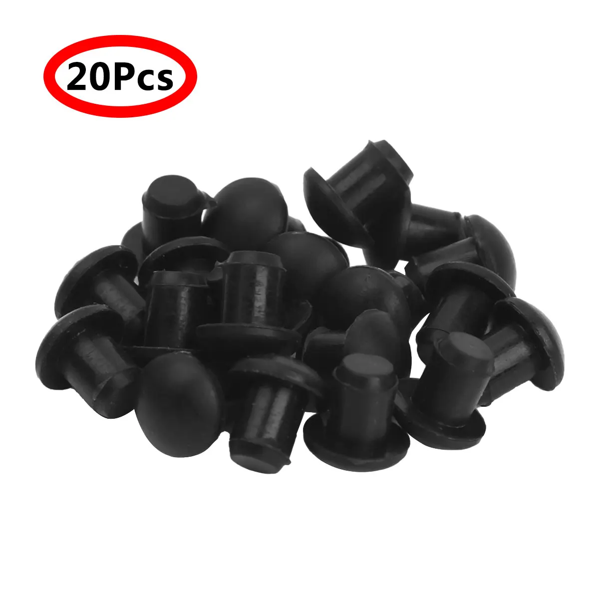 20 шт Анти столкновения термостойкого встроенный резиновый бампер колодки для