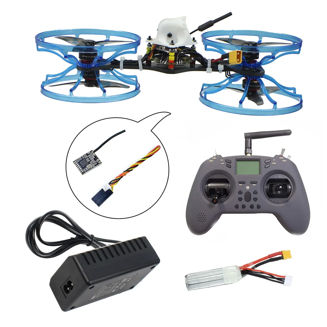

H135 135MM Drone 1200TVL Global WDR FPV Camera GHF411AIO F4 Betaflight OSD 25A VTX 40CH 5.8G FLysky FS-i6 Quadcopter