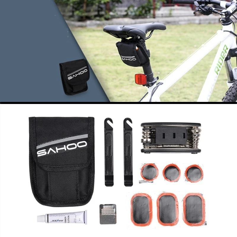 Полный комплект инструментов для ремонта велосипедных шин практичная