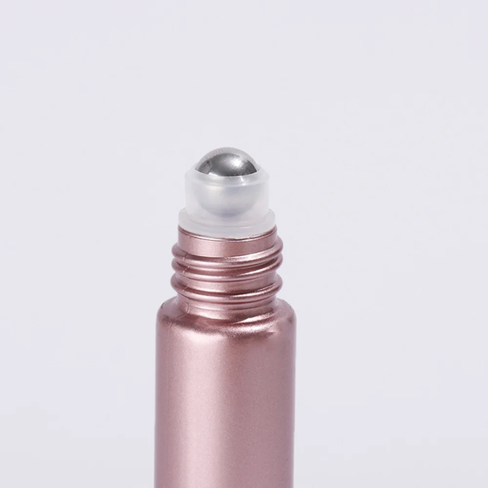 

10 Pcs/Set 10ml Essential Oil Glass Bottles With Roller Balls Perfume Refillable Empty Bottle Travel Clear Container Makeup Tool