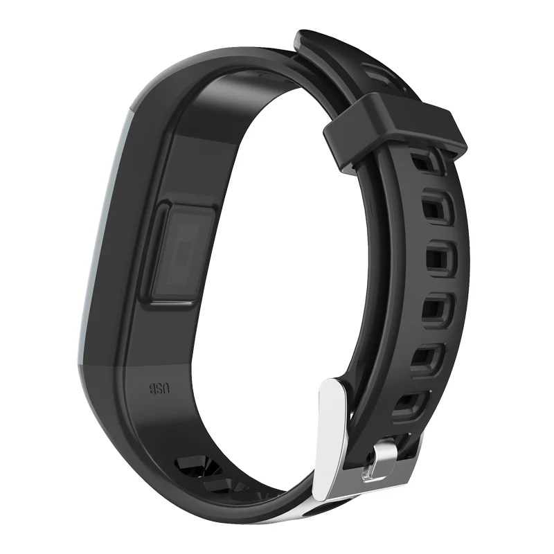 Мужской смарт браслет с цветным экраном монитором артериального давления пульса