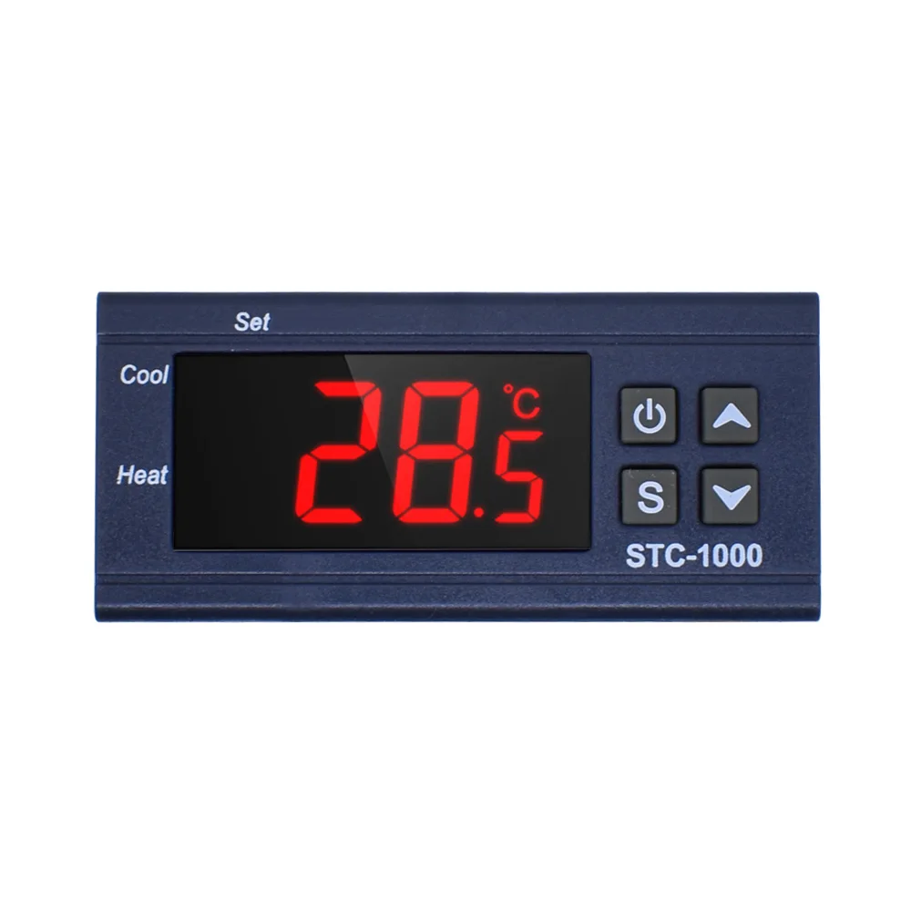 Digital Temperature Controller Thermostat Thermoregulator incubator Relay LED 10A Heating Cooling STC-1000 STC-3000 12V 24V 220V |