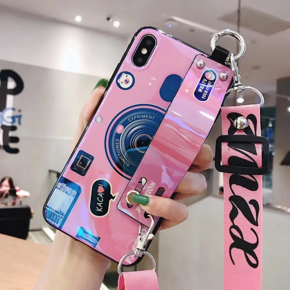 Модный чехол с ремешком на запястье для камеры Xiaomi Mi 10 Pro 9T 9 8 Note10 Чехол Lite