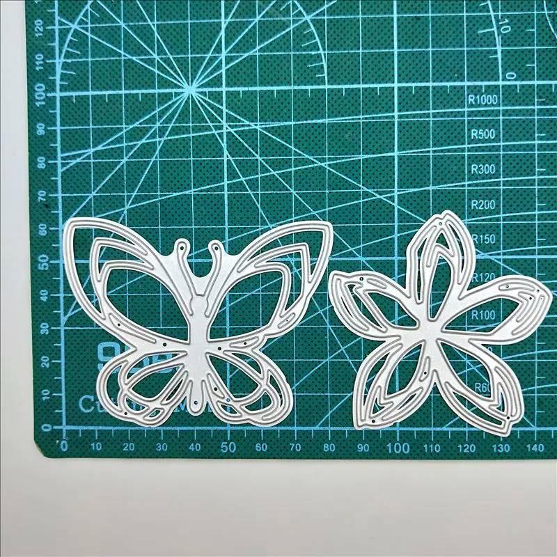Butterfly Flower Frame Metal Cutting Dies For DIY Scrapbooking Craft Stamps Die Cut Embossing Paper Card Making Stencil | Дом и сад
