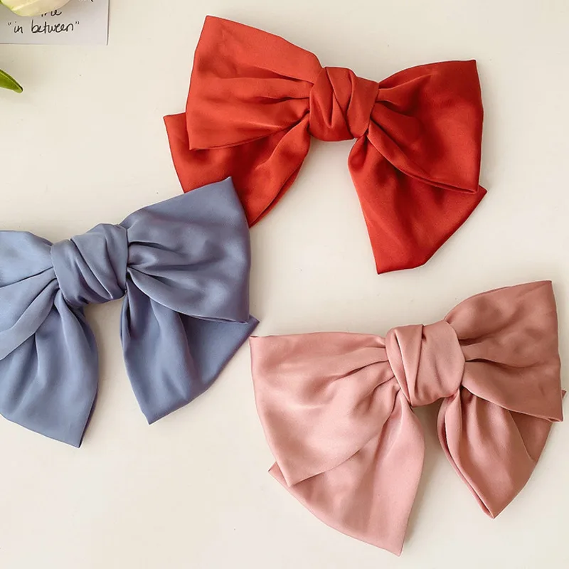 

[Xwen] 2021 Black Bow Hairpin Side Clip Girl Japanese And Korean Velvet Hairpin Ponytail Hair Accessories Women Headwear OH2051