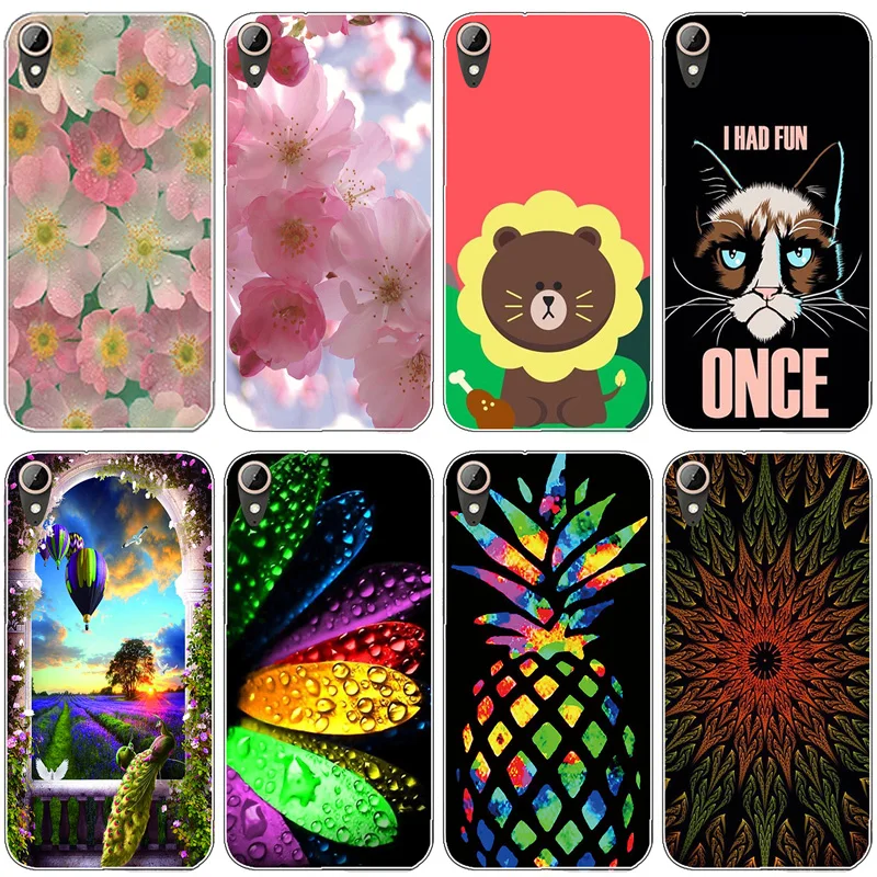 Silicone Printed phone Case for HTC Desire 830 D830 cases soft TPU Phone Back cover full 360 Protective shell new design bag | Мобильные