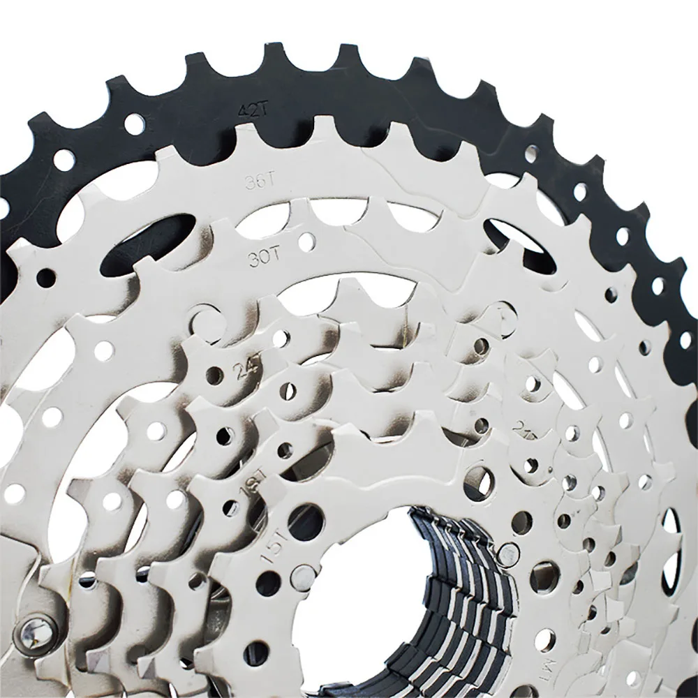 9 скоростей 11-42T MTB велосипедная кассета горный велосипед широкоугольные звездочки 9s k7 9v свободного хода совместимы с M430 M4000 M590