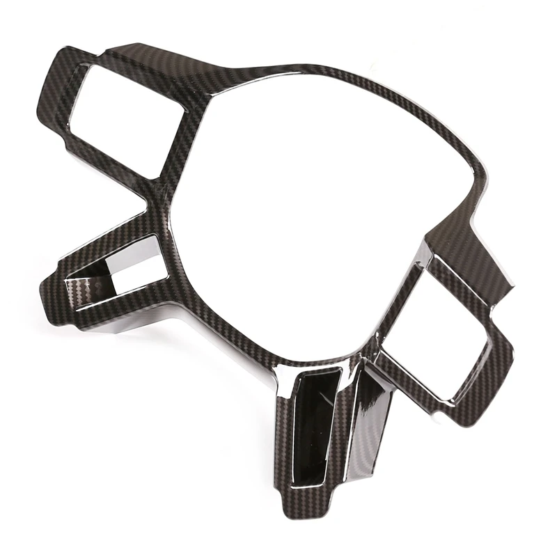 

Car ABS Carbon Fiber Inner Steering Wheel Trim Accessories for Land Rover Defender 110 2020