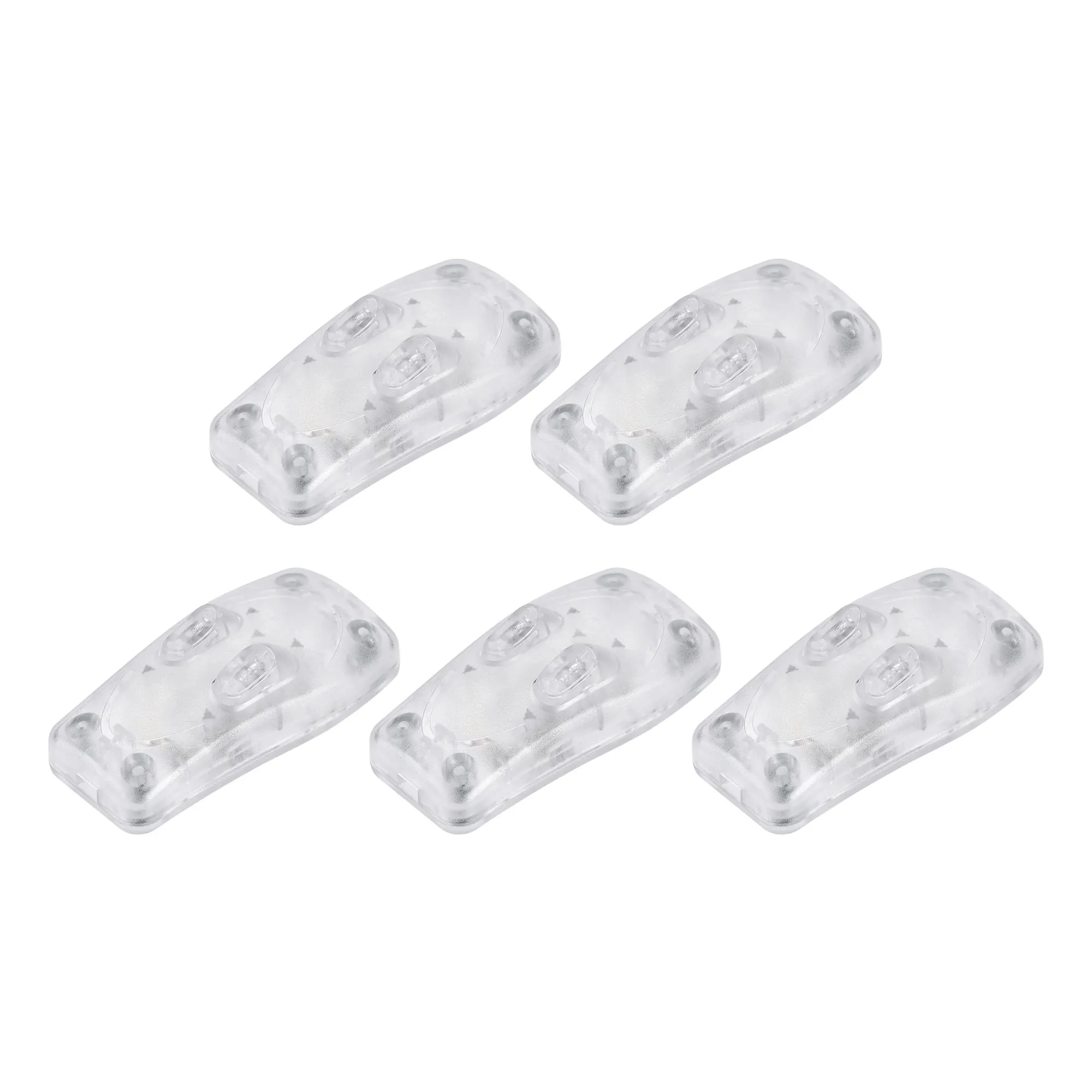 

Uxcell Cord Switch On-Off Control SPST Rocker Switch for Bedroom Table Lamp Desk Light Clear 5 Pcs