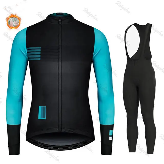 cycling jersey set 4 Gobike зимняя одежда для велоспорта с длинным рукавом, велосипедная рубашка, чрезвычайно геотермальный жилет, зимняя одежда для велоспорта, теплый комплект для велоспорта - Цвет: cycling jersey set 4