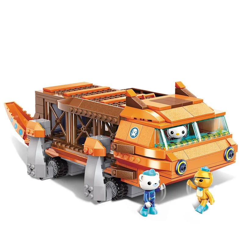 

Octonauts Building Block Octopod Gup Submarine Boat Oct-Pod with Barnacles Kwazii Dashi Professor Brick set for Children Gift