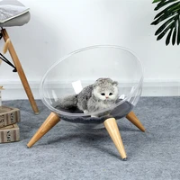 creative cat nest semi enclosed cat space capsule four seasons universal cat cage spherical villa cat house cat bed send mat