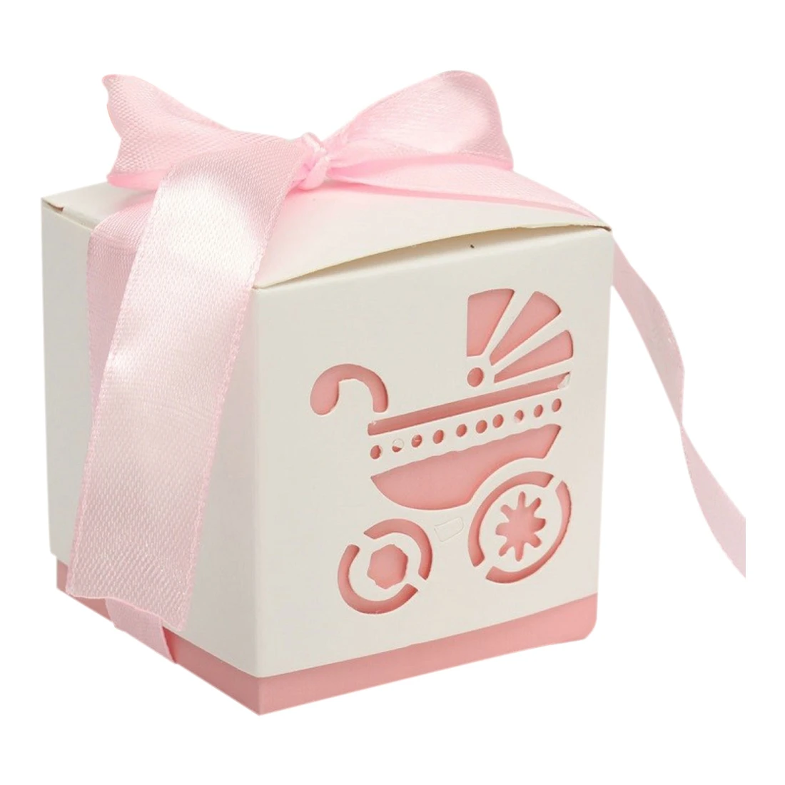 Новые 10 шт Вечерние подарочные коробки с лазерной обработкой Детские для душа