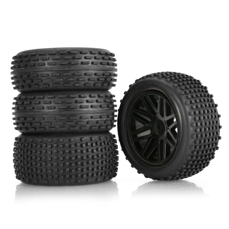4 Uds 86mm neum&aacute;ticos neum&aacute;tico de rueda para Wltoys 144001 124019 RC 104001 Actualizaci&oacute;n de coche piezas 1/10 de 1/12 Escala de 1/14 fuera de la carretera Buggy-2