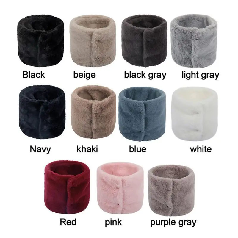 Теплый вязаный шарф для холодной погоды зимний ветрозащитный шеи WQ | Спорт и