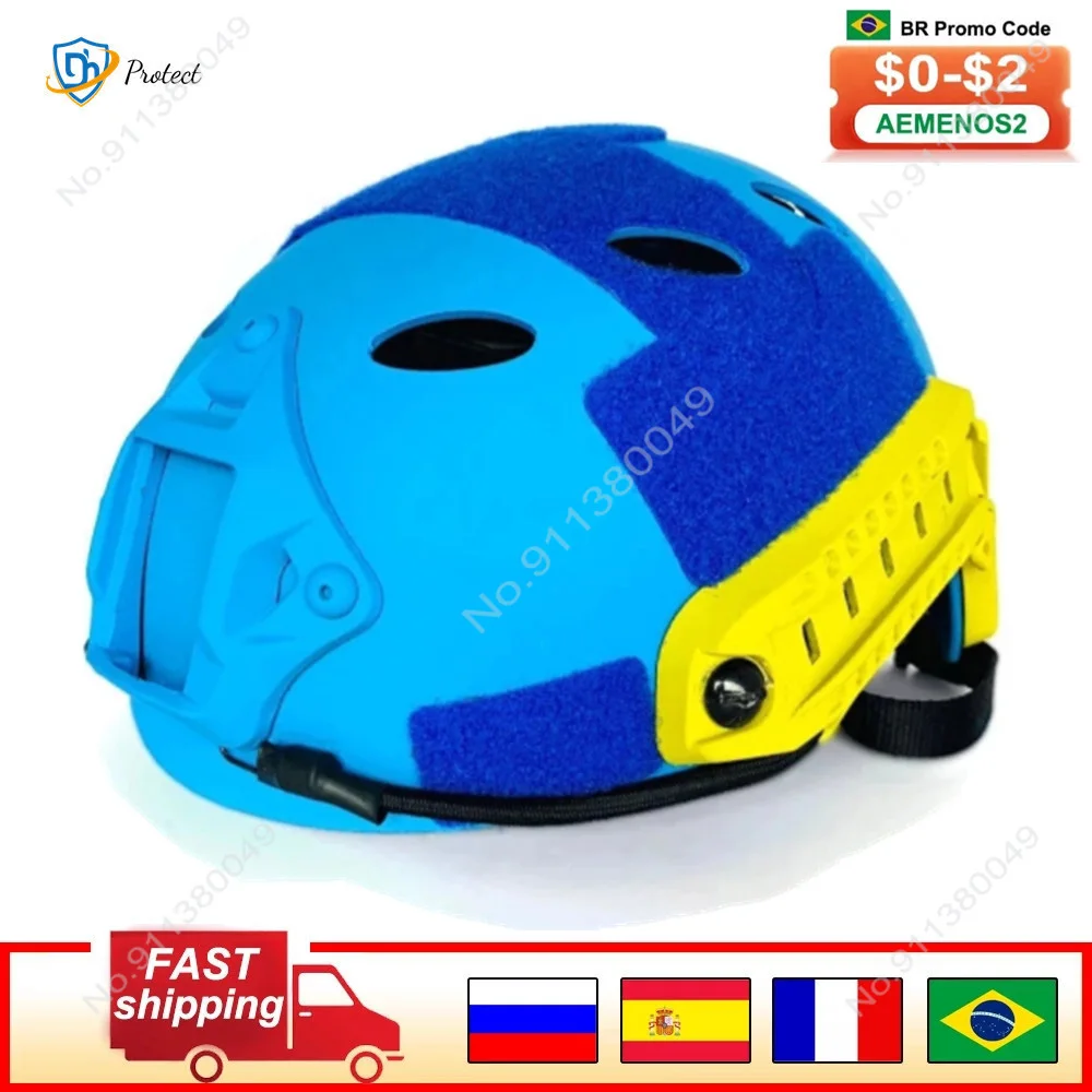 

2023 Light rescue helmet firefighter type safety training emergency hat fast tactical helmet protective hard helmet