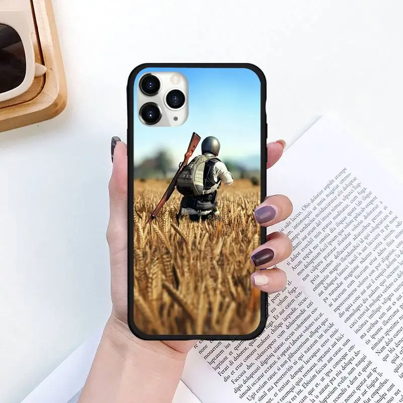 

pubg fashion hot game Phone Case for iPhone 11 12 pro XS MAX 8 7 6 6S Plus X 5S SE 2020 XR Luxury brand shell funda coque