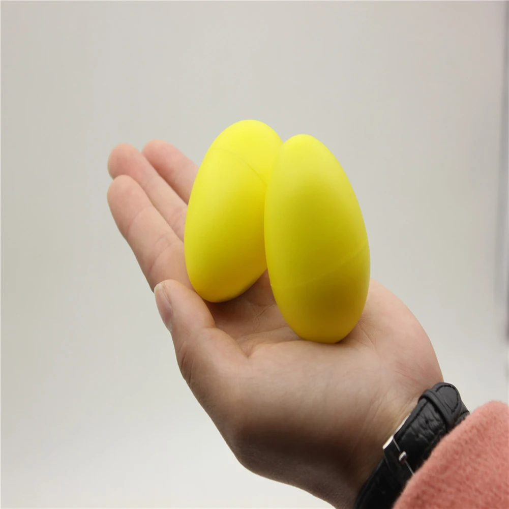 2Pcs Solid Color Baby Egg Music Shaker Sand Hammer Instrument Early Learning Toy Percussion Rhythm Musical Instruments | Спорт и