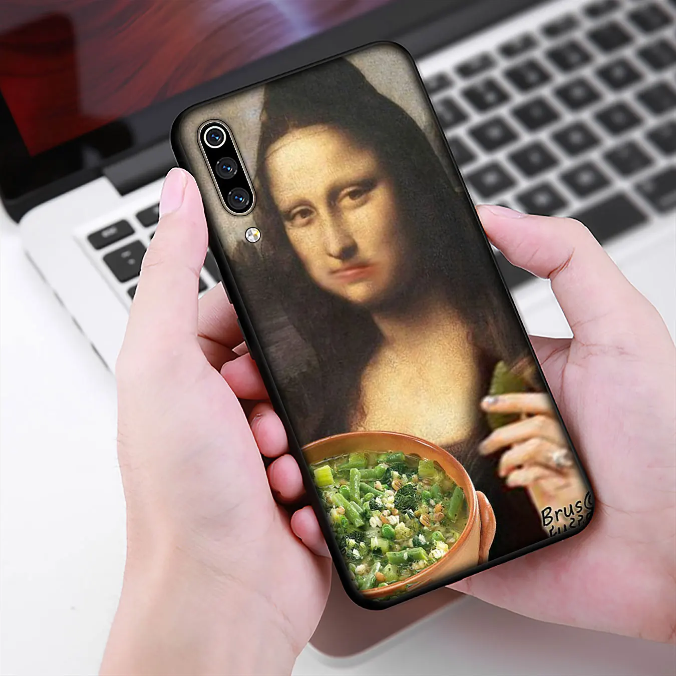Leonardo da Vinci Mona Lisa Pat Cat Art Aesthetics Soft Case for Xiaomi Redmi Note 8 8A 8T 7 7A 6 6A 5 5A GO S2 K30 K20 Pro |