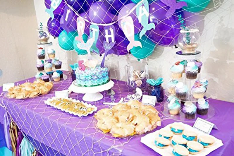 Вечерний пляжный фон для фотосессии с изображением океанского пирата русалки