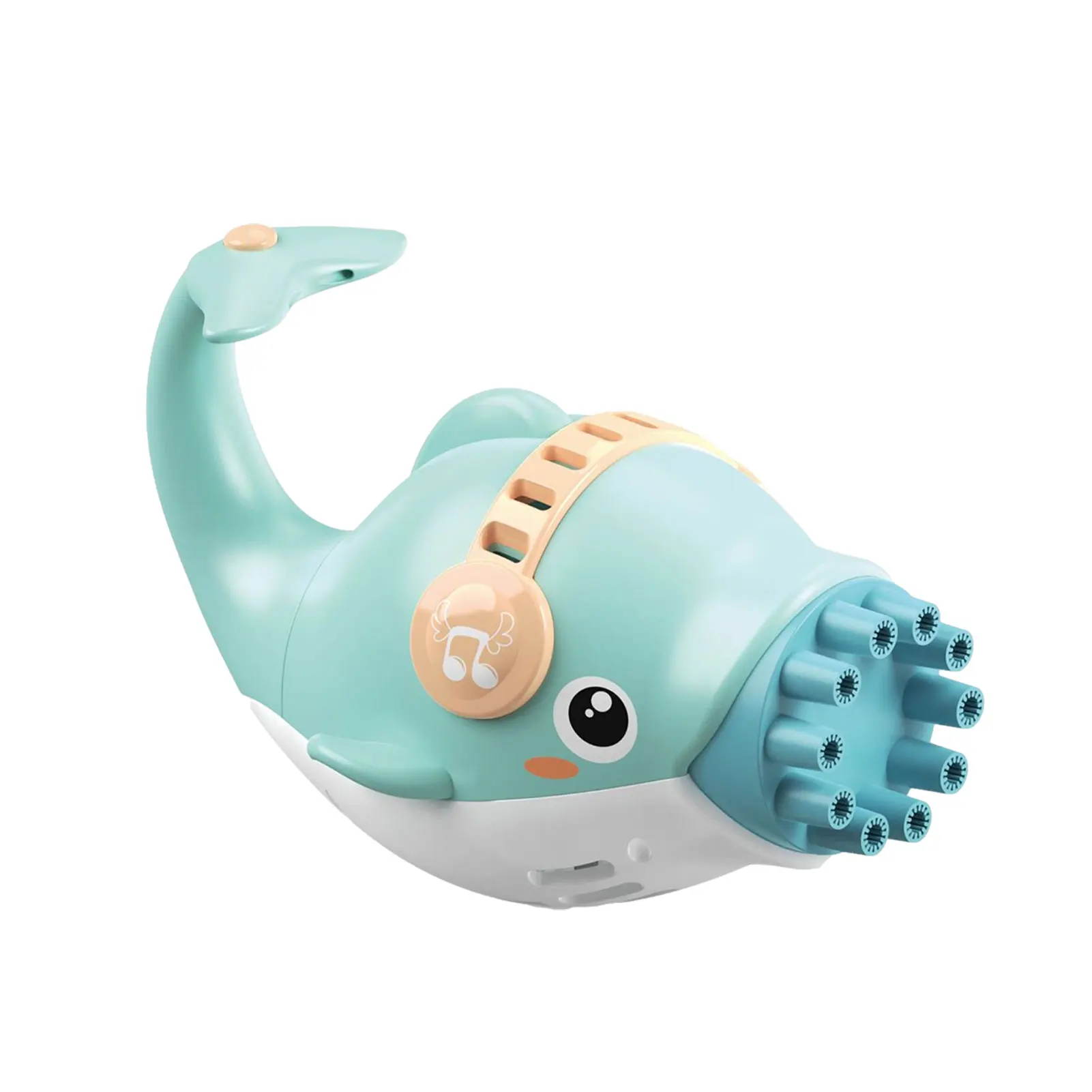 2021 Gatling Cute Dolphin Bubble Machine Multifunctional Automatic Make Blower Electric Maker With Cold Fan Mode |