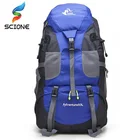 Хит продаж 50L большой водонепроницаемый рюкзак для альпинизма, пешего туризма, дождевик, Сумка для кемпинга, альпинизма, рюкзак, спортивная сумка для велосипеда на открытом воздухе