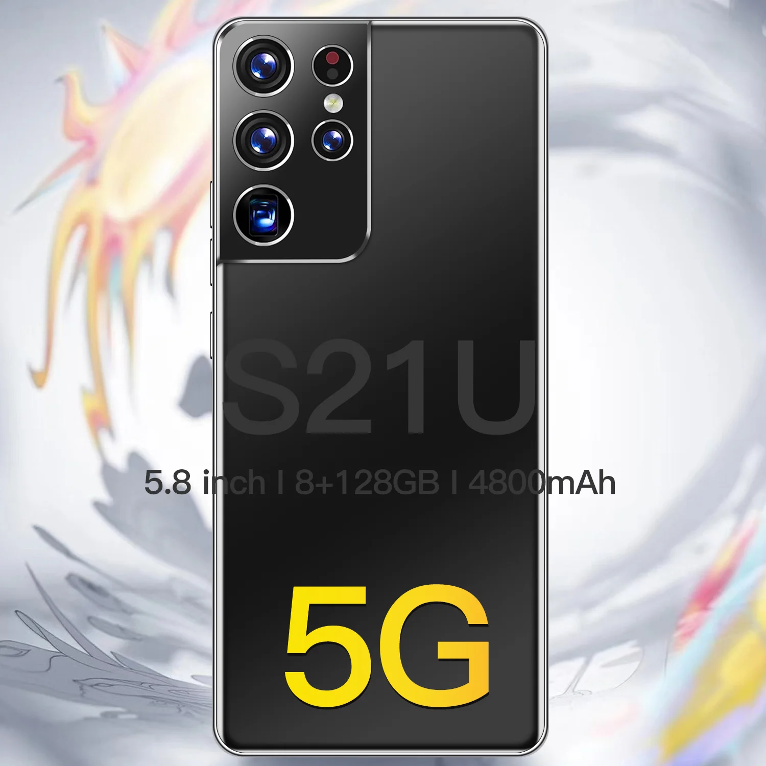 

New Version S21U 5.8 Inch 5G Smartphone 4500mAh Unlock Global Version 21MP+32MP 8GB+128GB Dual SIM+T flash card Mobile Phones