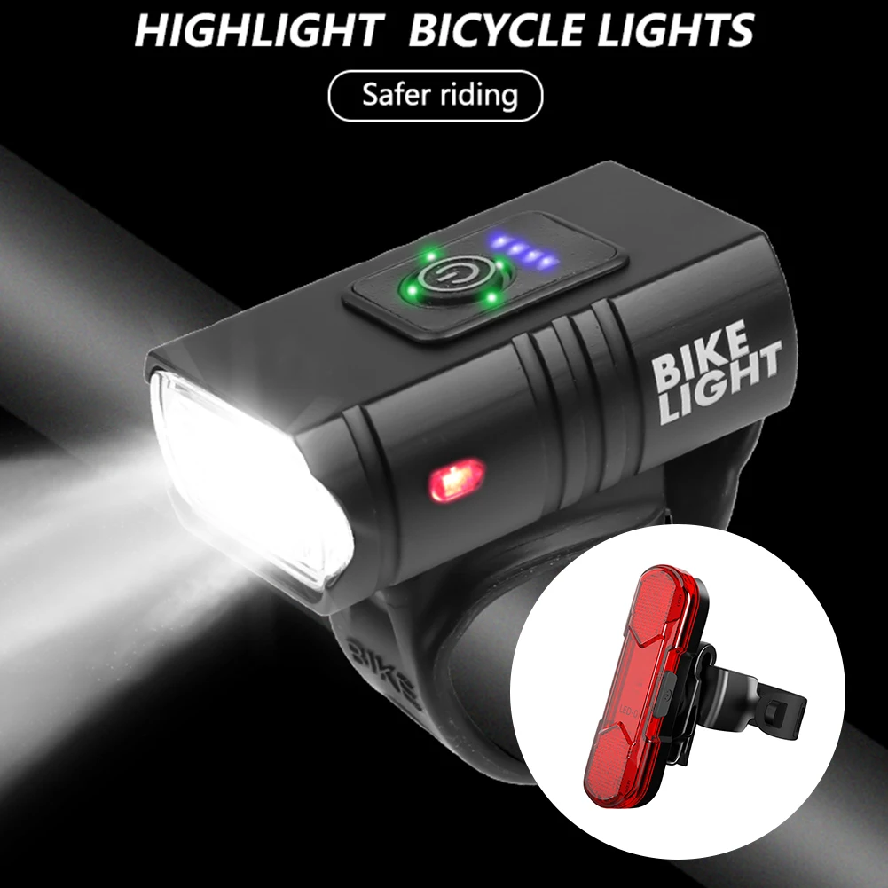 

Передний светильник USB Перезаряжаемые MTB велосипед задний тормоз 10 Вт 6 режимов T6 светодиодный велосипедный фонарь Портативный Водонепрони...