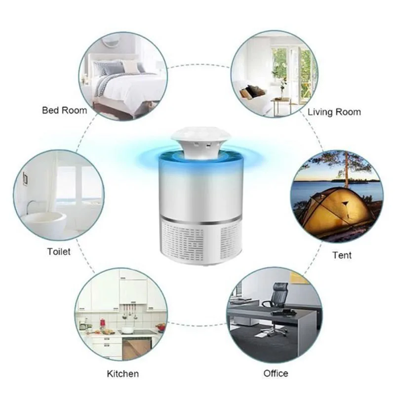 Электронное зарядное устройство USB лампа для уничтожения насекомых ингалятор