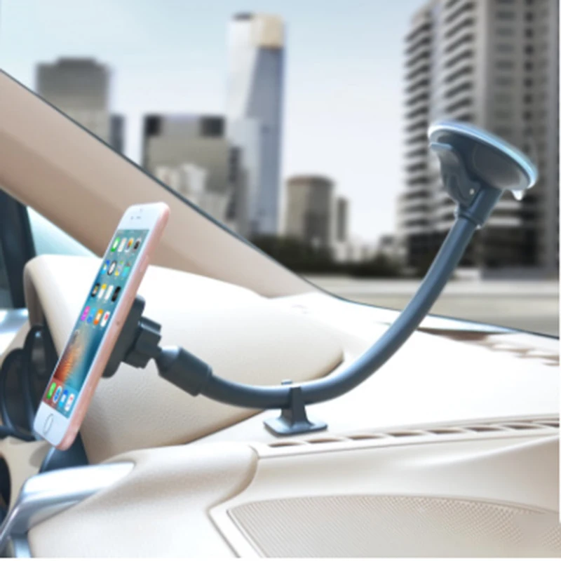 

Universal Smartphone Cell Phone Car Holder Windshield Long Arm Mobile Stand Support Telephone Bracket Magnet Mount Holder