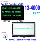 Сенсорный ЖК-экран 13,3 дюйма для HP Spectre x360 13-4000 series 13-4xxxx 13-4115 1920*1080 или 2560*1440, замена панели