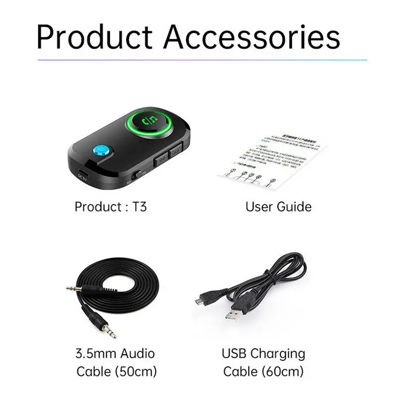 Приемник передатчик Bluetooth 5 0 mp3 плеер аудиоадаптер автомобильная