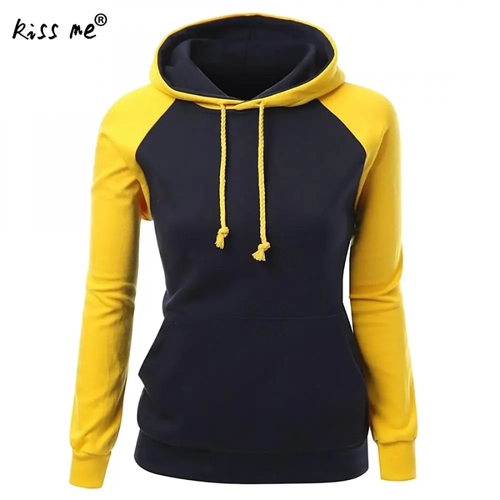 Весенние толстовки контрастных цветов Свитера для тренировок уличная