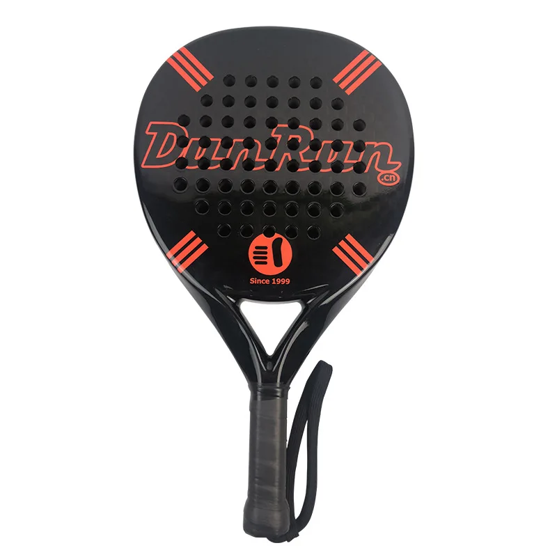 Professional Beach Racket Carbon Fiber Board Racket Adult Racket Board Tennis Racket Beach Racket Black Orange -40