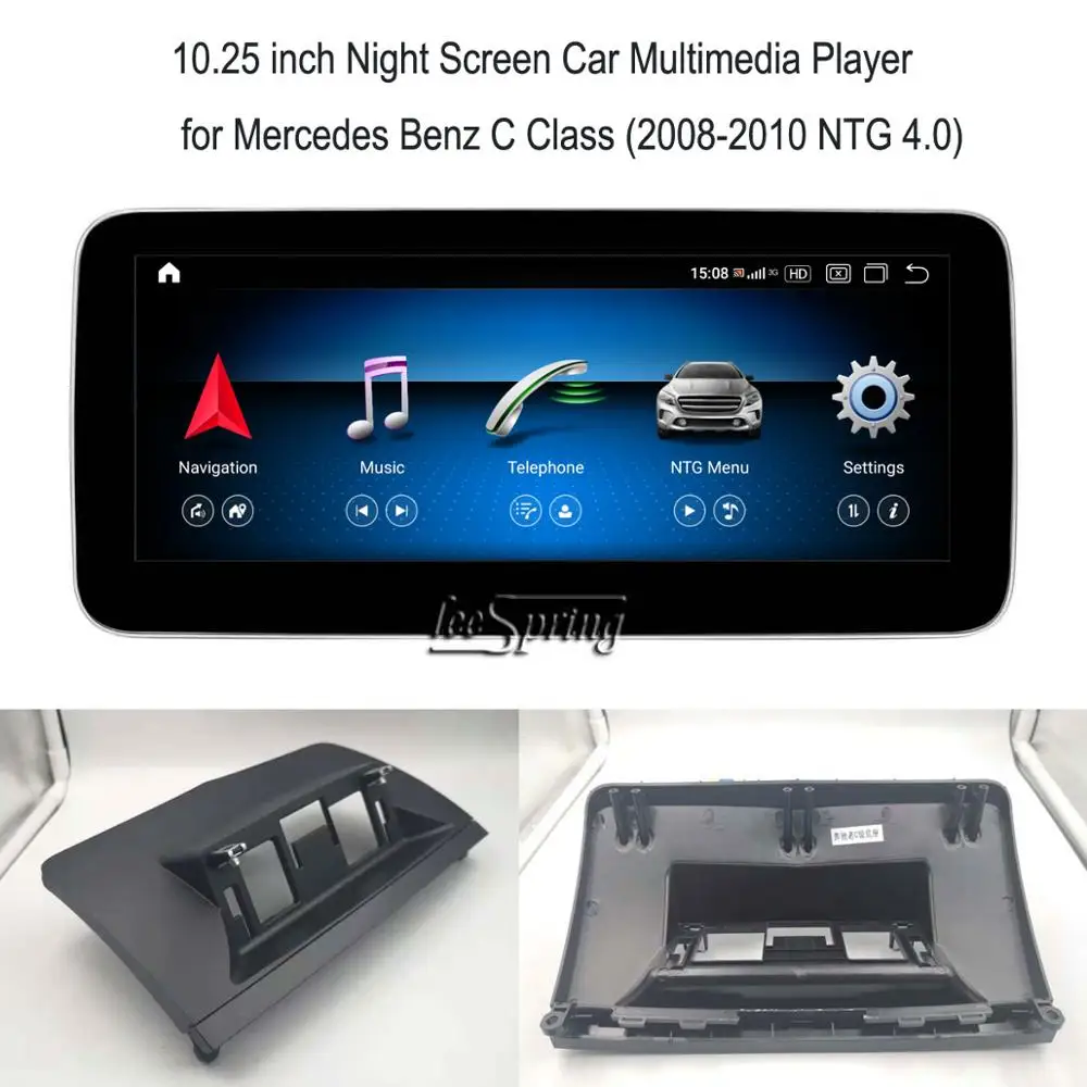 10 25 дюймовый Android 0 GPS навигатор для Mercedes Benz C Class 2008 2010 W204 C200 C260 C180 Автомобильный