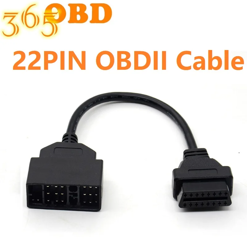 Диагностический разъем OBD2 переходник с 22 Pin на 16 для Toyota 22PIN OBDII передача кабеля 22Pin