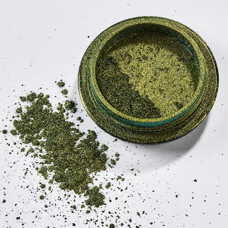 Магнитный Блестящий Порошок для ногтей FOUR LILY 5D кошачий глаз магнитный зеркальный