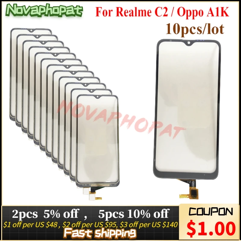 

Сенсорный экран Novaphopat для Oppo A1k, cph198г., 10 шт./лот