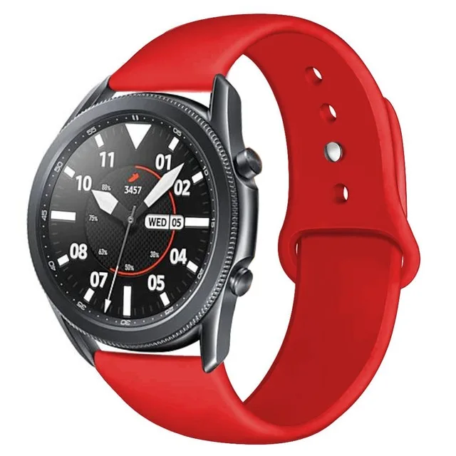 

20mm/22mm Huawei watch GT 2/2e/pro strap For Samsung Gear S3/S2/correa Silicone bracelet Galaxy watch 3/46mm/42mm/Active 2 band