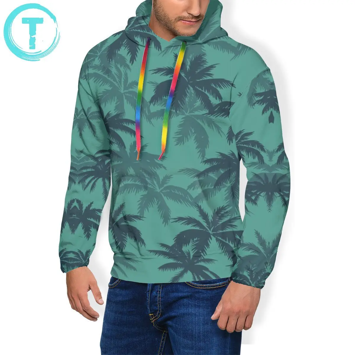Толстовка Gta Vice City GTA Tommy Vercetti осенний длинный пуловер Большой худи из полиэстера |