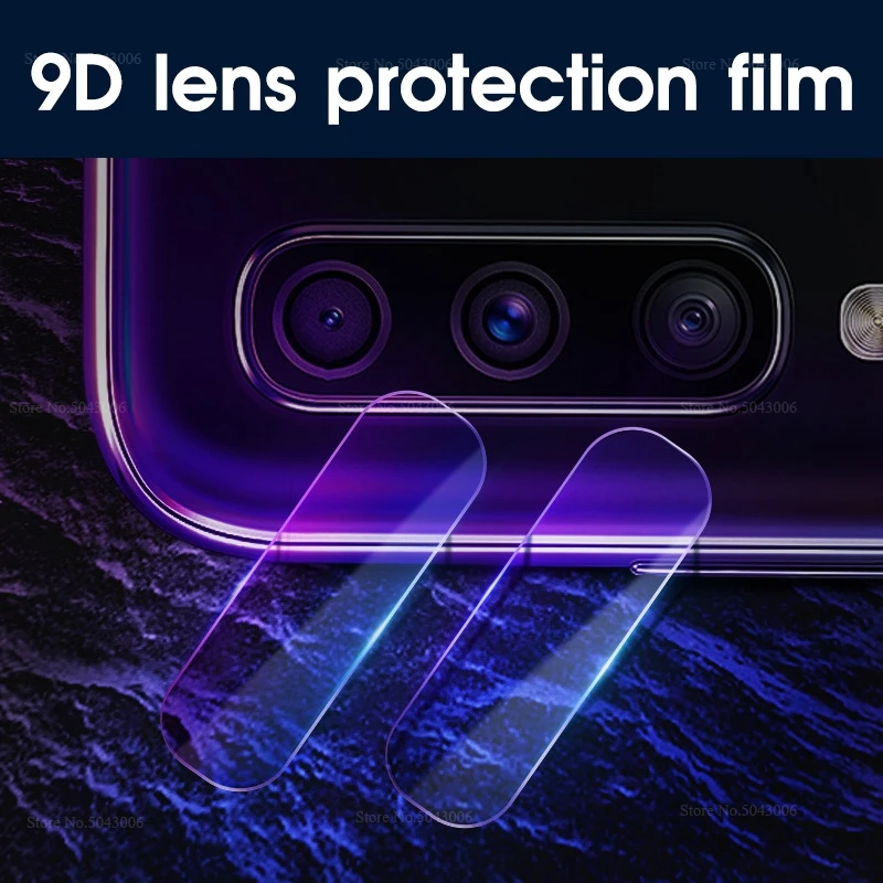 Защитное стекло 9D для камеры Samsung Galaxy A7 A9S A6S A9 A8 A6 Plus 2018 Star Lite | Мобильные телефоны и