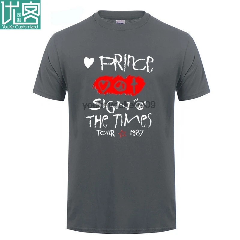 Винтажная Футболка с принтом принца о Таймс Тур 1987 196-Продавец США-фиолетовый