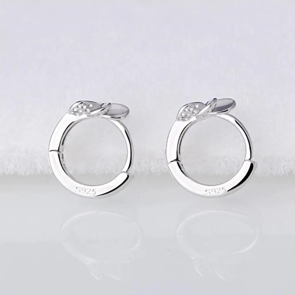 

NEHZY 925 sterling silver new woman jewelry fashion earrings high quality retro five leaf flower leaf grass pop