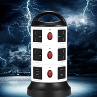 1pc socket portable electronic multifunctional smart power strip for office travel home