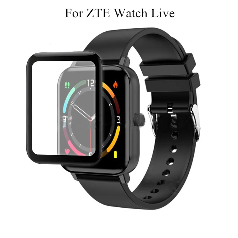 

3D FULL Coverage Protective Film For ZTE Watch Live Watch Screen Protector Soft HD Clear PMMA+PET Anti-Scratch Film Not Glass