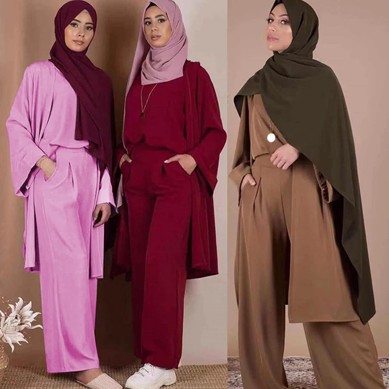 Muslim Women Clothing Latest Abaya Designs Dubai Muslim Islamic Women Clothing Islamic Clothing Muslimischen Sets Lsm053